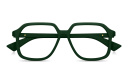 Shop BOTTEGA VENETA Slim Ribbon Unisex Wide Square Eyeglasses online.