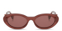 Shop FENDI FF Diamonds Oval Sunglasses online.