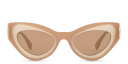 Shop FENDI FF Diamonds Black Cat-Eye Sunglasses online.