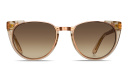 Shop LINDA FARROW Iris Oval Sunglasses online.