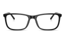 Shop Dolce & Gabbana Logo Print Rectangle Eyeglasses online.
