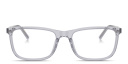 Shop Dolce & Gabbana Logo Print Rectangle Eyeglasses online.