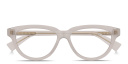 Shop BOTTEGA VENETA Triangle Stud Cat-Eye Eyeglasses online.