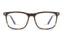 Shop TOM FORD T Logo Square Eyeglasses online.