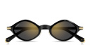 Shop Cartier Première de Cartier Unisex Irregular Sunglasses online.