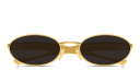 Shop BOTTEGA VENETA Sardine Unisex Oval Sunglasses online.