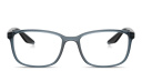 Shop Prada Linea Rossa Logo Signature Wide Pillow Eyeglasses online.