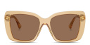 Shop BURBERRY Vintage Check Oversized Square Sunglasses online.