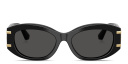 Shop Dolce & Gabbana DG Motif Oval Sunglasses online.