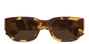Shop BOTTEGA VENETA Intrecciato Square Sunglasses online.