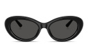 Shop Dolce & Gabbana Engraved Logo Oval Sunglasses online.