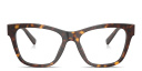 Shop Dolce & Gabbana DG Logo Square Eyeglasses online.