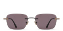 Shop TOM FORD Jake Unisex Rimless Rectangle Sunglasses online.