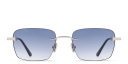 Shop TOM FORD Jake Unisex Rimless Rectangle Sunglasses online.