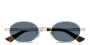 Shop BOTTEGA VENETA Ribbon Unisex Oval Sunglasses online.
