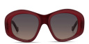 Shop LOEWE Anagram Oversized Irregular Sunglasses online.
