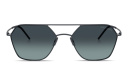 Shop GIORGIO ARMANI Engraved Logo Square Sunglasses online.