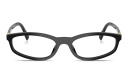 Shop MIU MIU Vertical Logo Oval Eyeglasses online.
