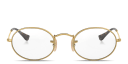 Shop Ray-Ban Oval Optics Unisex Eyeglasses online.