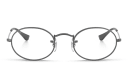Shop Ray-Ban Oval Optics Unisex Eyeglasses online.