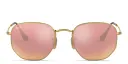 Shop Ray-Ban Hexagonal Flat Lenses Sunglasses online.