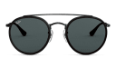Shop Ray-Ban Round Double Bridge Sunglasses online.