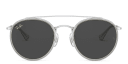Shop Ray-Ban Round Double Bridge Sunglasses online.