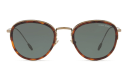 Shop GIORGIO ARMANI Round Sunglasses online.