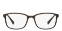 Shop Prada Linea Rossa Rectangle Eyeglasses online.