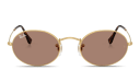 Shop Ray-Ban Oval Metal Summer Capsule Unisex Sunglasses online.