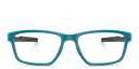 Shop Oakley Metalink Wide Rectangle Eyeglasses online.