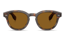Shop OLIVER PEOPLES Cary Grant Unisex Round Sunglasses online.