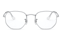 Shop Ray-Ban Unisex Hexagonal Irregular Eyeglasses online.
