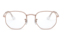 Shop Ray-Ban Unisex Hexagonal Irregular Eyeglasses online.