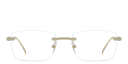 Shop EYE'M Rimless Rectangle Eyeglasses online.