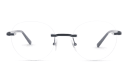 Shop EYE'M Rimless Round Eyeglasses online.