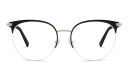 Shop EYE'M Half Rim Cat Eye Eyeglasses online.