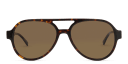 Shop EYE'M Logo Signature Aviator Sunglasses online.