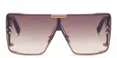 Shop BALMAIN Wonder Boy Unisex Wide Mask Sunglasses online.