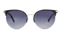 Shop EYE'M Half Rim Round Sunglasses online.