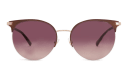 Shop EYE'M Half Rim Round Sunglasses online.