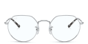 Shop Ray-Ban Jack Optics Unisex Irregular Eyeglasses online.