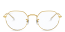 Shop Ray-Ban Jack Optics Unisex Irregular Eyeglasses online.
