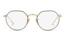 Shop Ray-Ban Jack Optics Unisex Irregular Eyeglasses online.