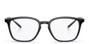 Shop Ray-Ban Logo-Embossed Unisex Square Eyeglasses online.
