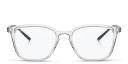 Shop Ray-Ban Logo-Embossed Unisex Square Eyeglasses online.