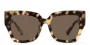 Shop VALENTINO V Logo Square Sunglasses online.