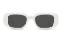 Shop PRADA Rectangle Sunglasses online.