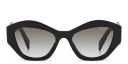 Shop PRADA Irregular Sunglasses online.