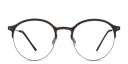 Shop MONOGRAM Unisex Half Rim Round Eyeglasses online.